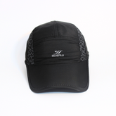 BLACK VENTURA-MOSAIC PARACHUTE CAP
